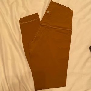 lululemon Align™ High-Rise Pant 25" gold size 4 new